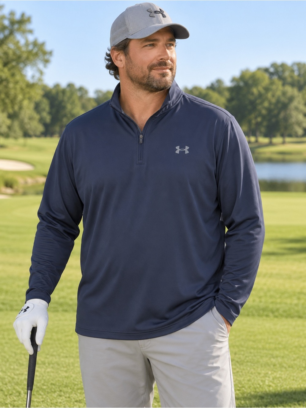 Under Armour Golf Playoff 1/4 Zip Pullover Men’s 3XL NWT